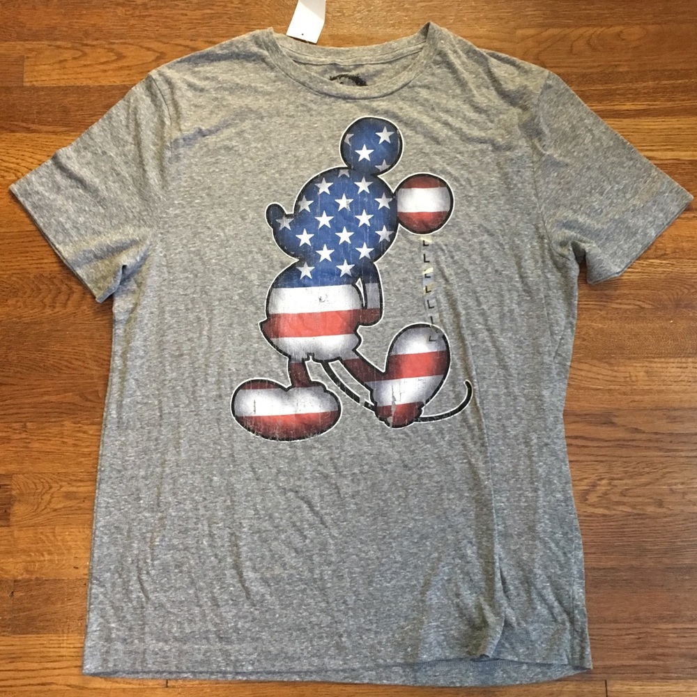 NWT Mickey Mouse Americana Short Sleeve Tee Size L